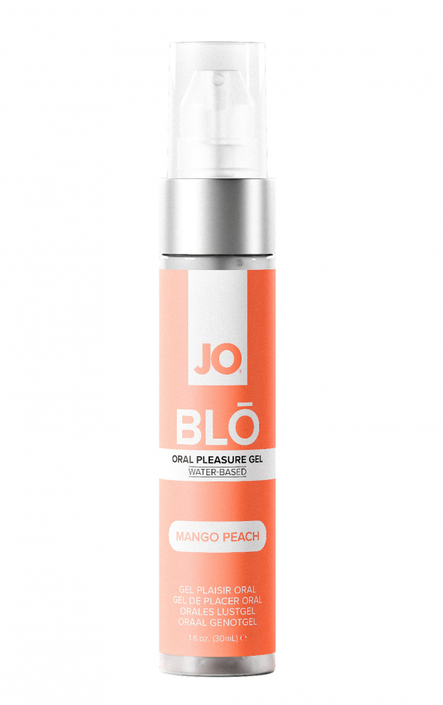 Сыворотка возбуждающая для глубокого минета "JO Blo Mango-Peach" со вкусом манго-персик, 30ml 